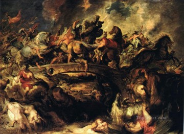 Pedro Pablo Rubens Painting - Batalla de las Amazonas Barroco Peter Paul Rubens